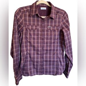 Columbia Plaid Omni-Shade Ladies Shirt